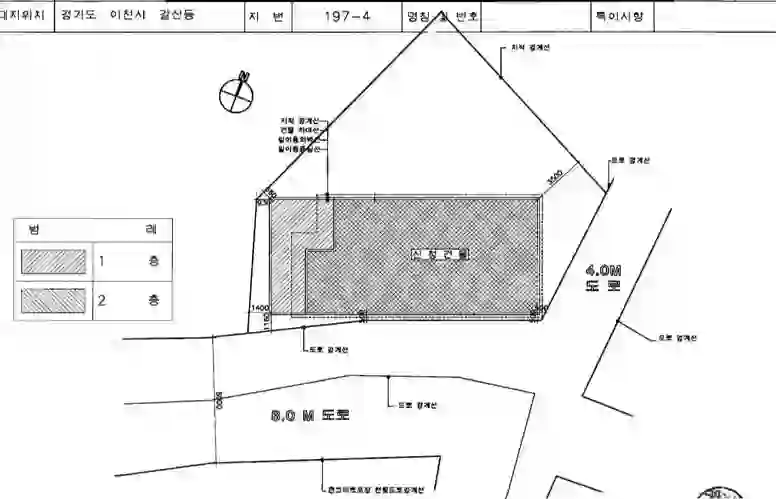 갈산동 197-4 배치도 이미지